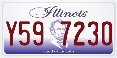 IL license plate Y597230