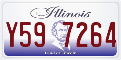 IL license plate Y597264