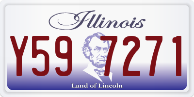 IL license plate Y597271