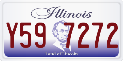 IL license plate Y597272