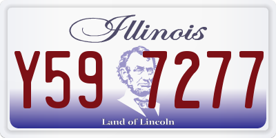 IL license plate Y597277