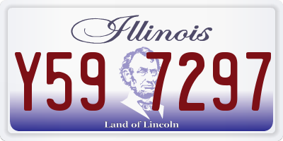 IL license plate Y597297
