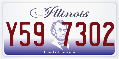 IL license plate Y597302