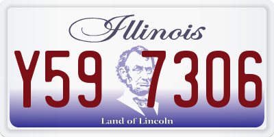 IL license plate Y597306