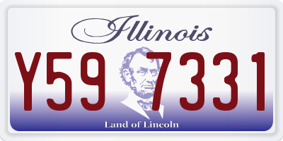 IL license plate Y597331