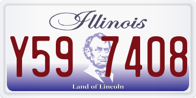 IL license plate Y597408