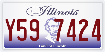 IL license plate Y597424