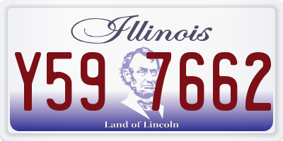 IL license plate Y597662