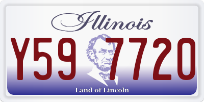 IL license plate Y597720