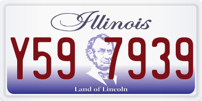 IL license plate Y597939