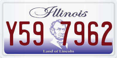 IL license plate Y597962