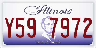 IL license plate Y597972