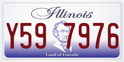 IL license plate Y597976
