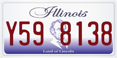 IL license plate Y598138