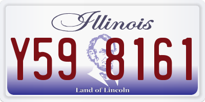 IL license plate Y598161