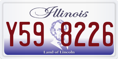 IL license plate Y598226
