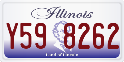 IL license plate Y598262