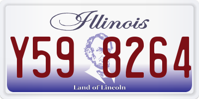 IL license plate Y598264