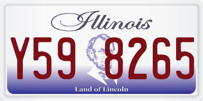 IL license plate Y598265