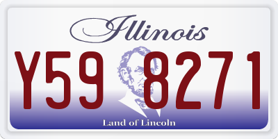 IL license plate Y598271