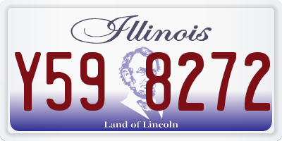 IL license plate Y598272