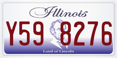 IL license plate Y598276