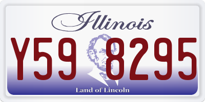 IL license plate Y598295
