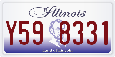 IL license plate Y598331