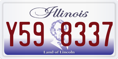IL license plate Y598337