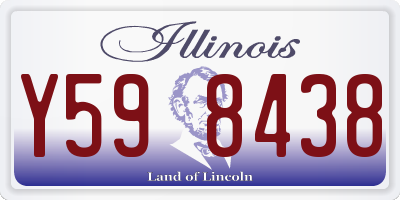 IL license plate Y598438