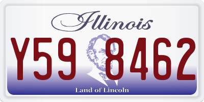 IL license plate Y598462