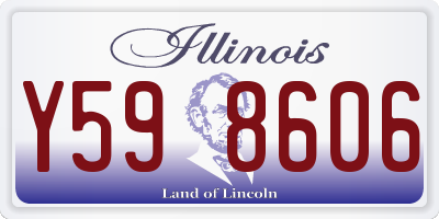 IL license plate Y598606
