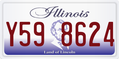 IL license plate Y598624
