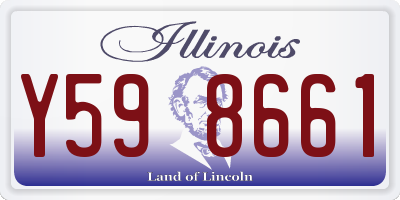 IL license plate Y598661