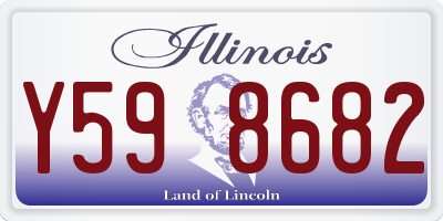 IL license plate Y598682