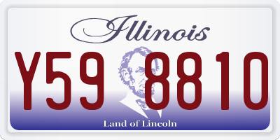 IL license plate Y598810