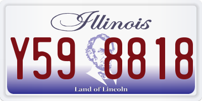 IL license plate Y598818