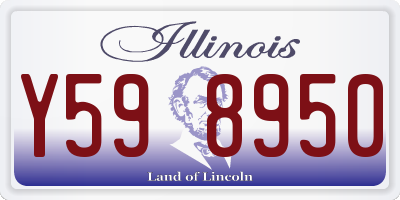 IL license plate Y598950