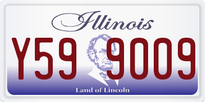 IL license plate Y599009