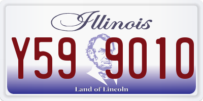 IL license plate Y599010