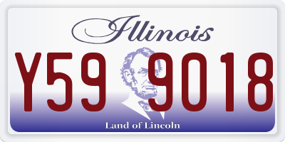 IL license plate Y599018