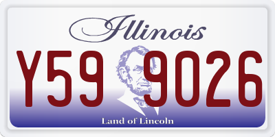 IL license plate Y599026