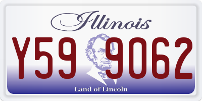 IL license plate Y599062