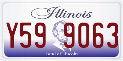IL license plate Y599063