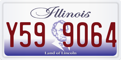 IL license plate Y599064