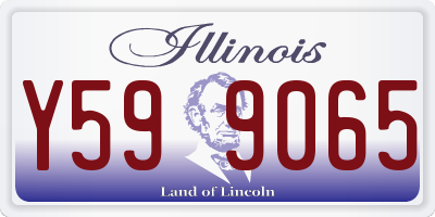 IL license plate Y599065