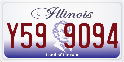 IL license plate Y599094