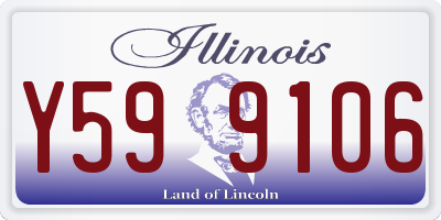 IL license plate Y599106