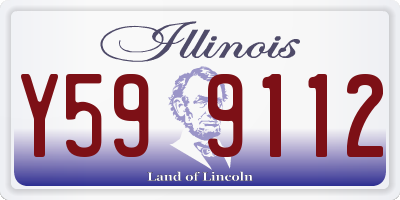 IL license plate Y599112