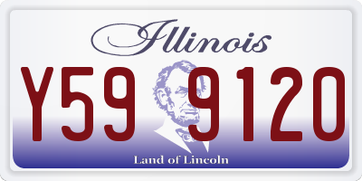 IL license plate Y599120